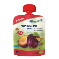 FLEUR ALPINE ПЮРЕ ЧОРНОСЛИВ 90МЛ